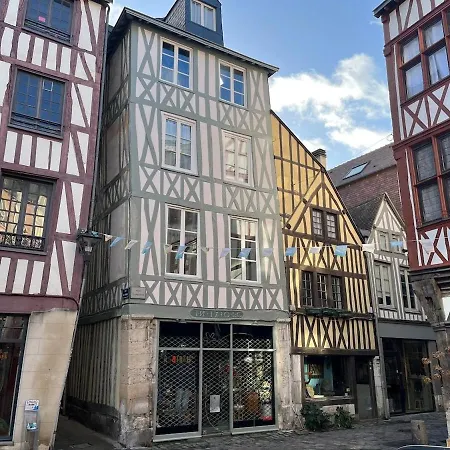 Appartamento Le 1732, Rouen Coeur D'Histoire, Duplex Au Calme Esterno foto